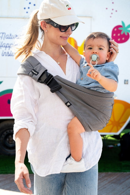 Toddler Carrier - MomSwing -  Soft Grey