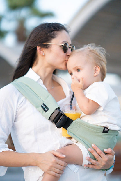Toddler Carrier - MomSwing - Green pastel